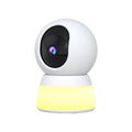 CiKiKWXO 2K Security Camera Indoor with Night Light, 360° Pan Tilt Camera with 5G/2.4G WiFi,  Color Night Vision, 2-Way Audio, for Baby Pet Home Office Surveillance